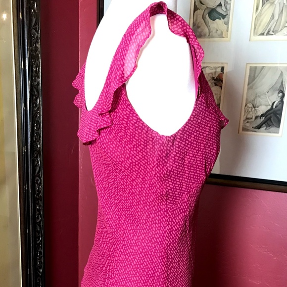 Ann Taylor Pink Silk Summer Dress - Picture 2 of 6